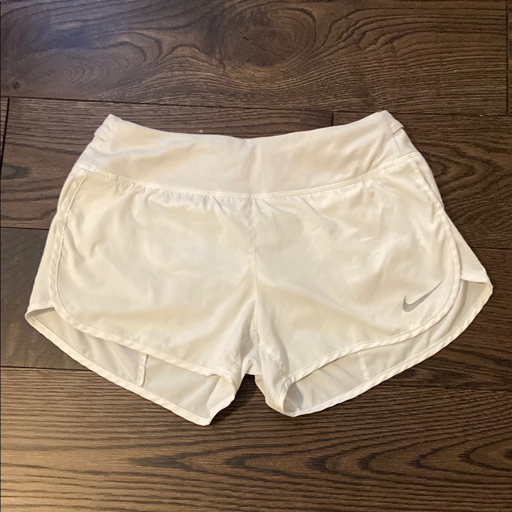 Nike DRI-FIT Women's White Running Shorts